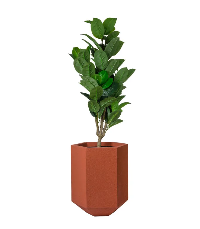 Hexa Rust 22 Planter
