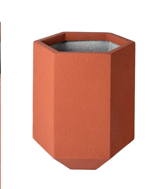 Hexa Rust 22 Planter