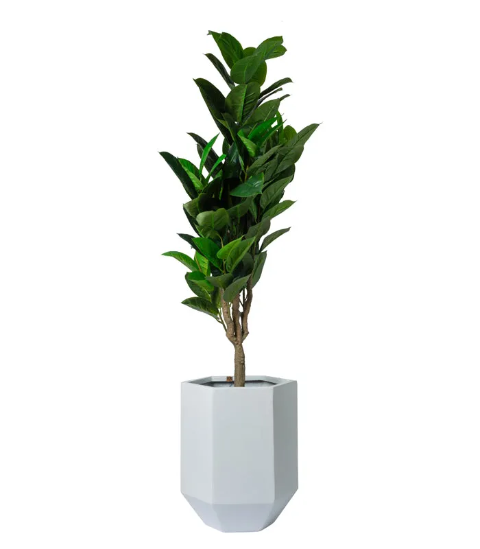 Hexa White 18 Planter