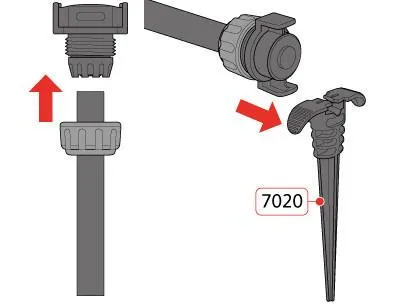 Hozelock Universal End Plug (2 Pack) - 7016