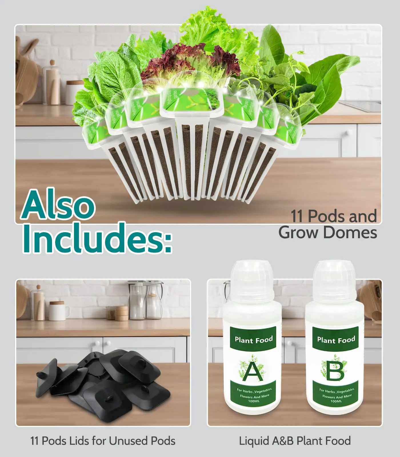 Hydroponics Growing System Indoor Garden: 2024 New Upgrade 11Pods Planting Herb Garden Kit with Atomizer & Water Automatic Cycle System, Ideal Christmas Gifts for Mom Dad Men Women