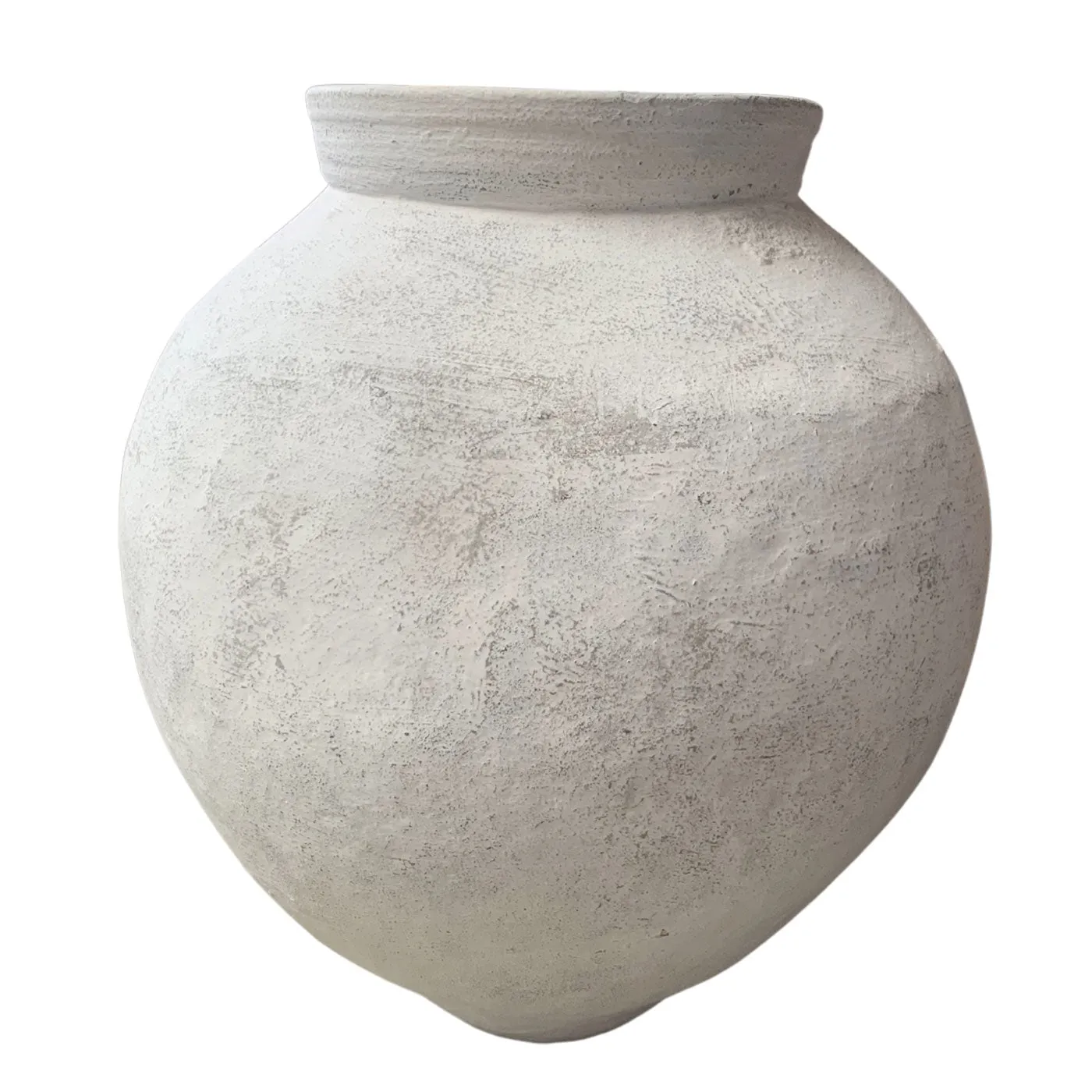 Java White Rustic Terracotta Pot