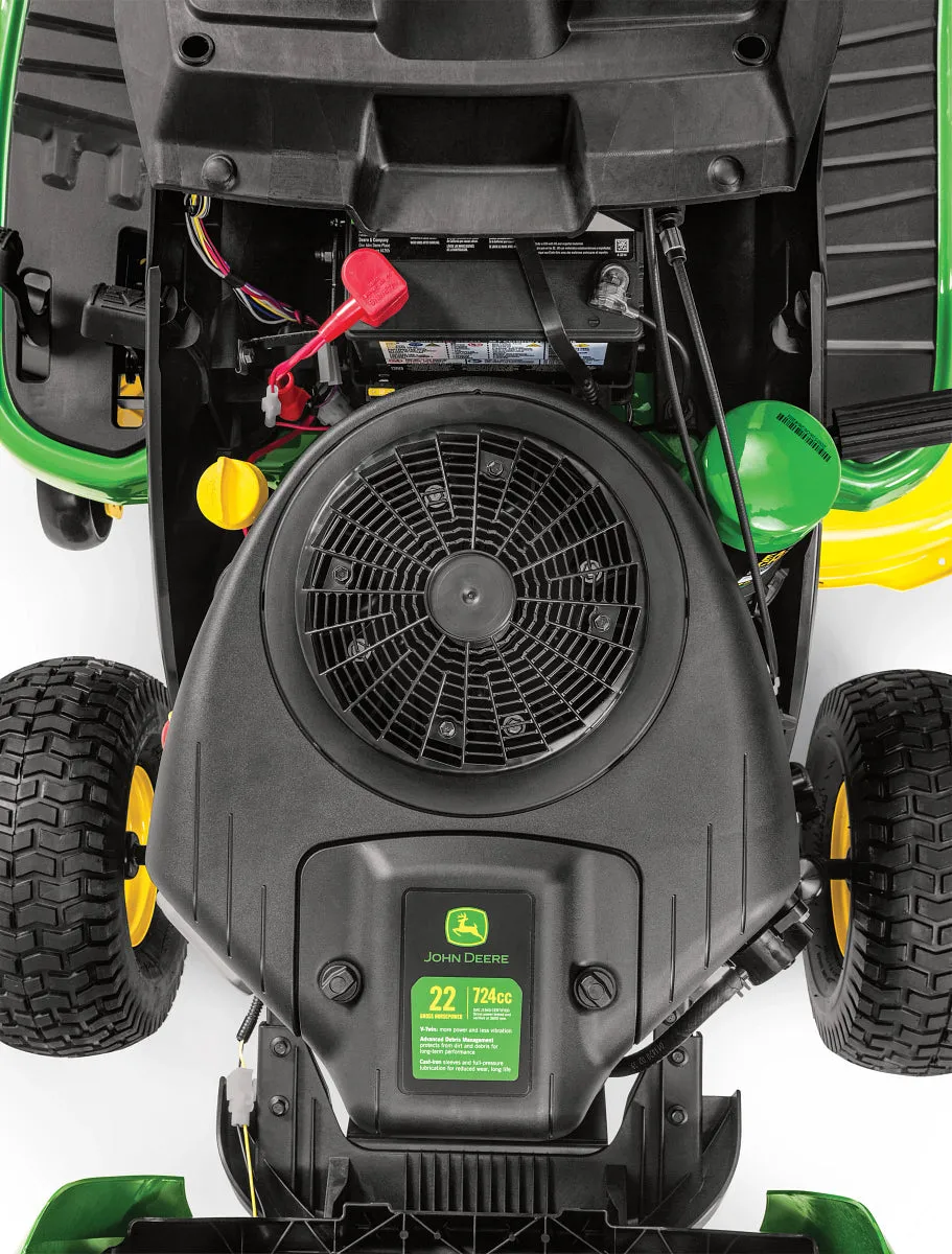 John Deere S120 22HP 42" Ride-on Mower