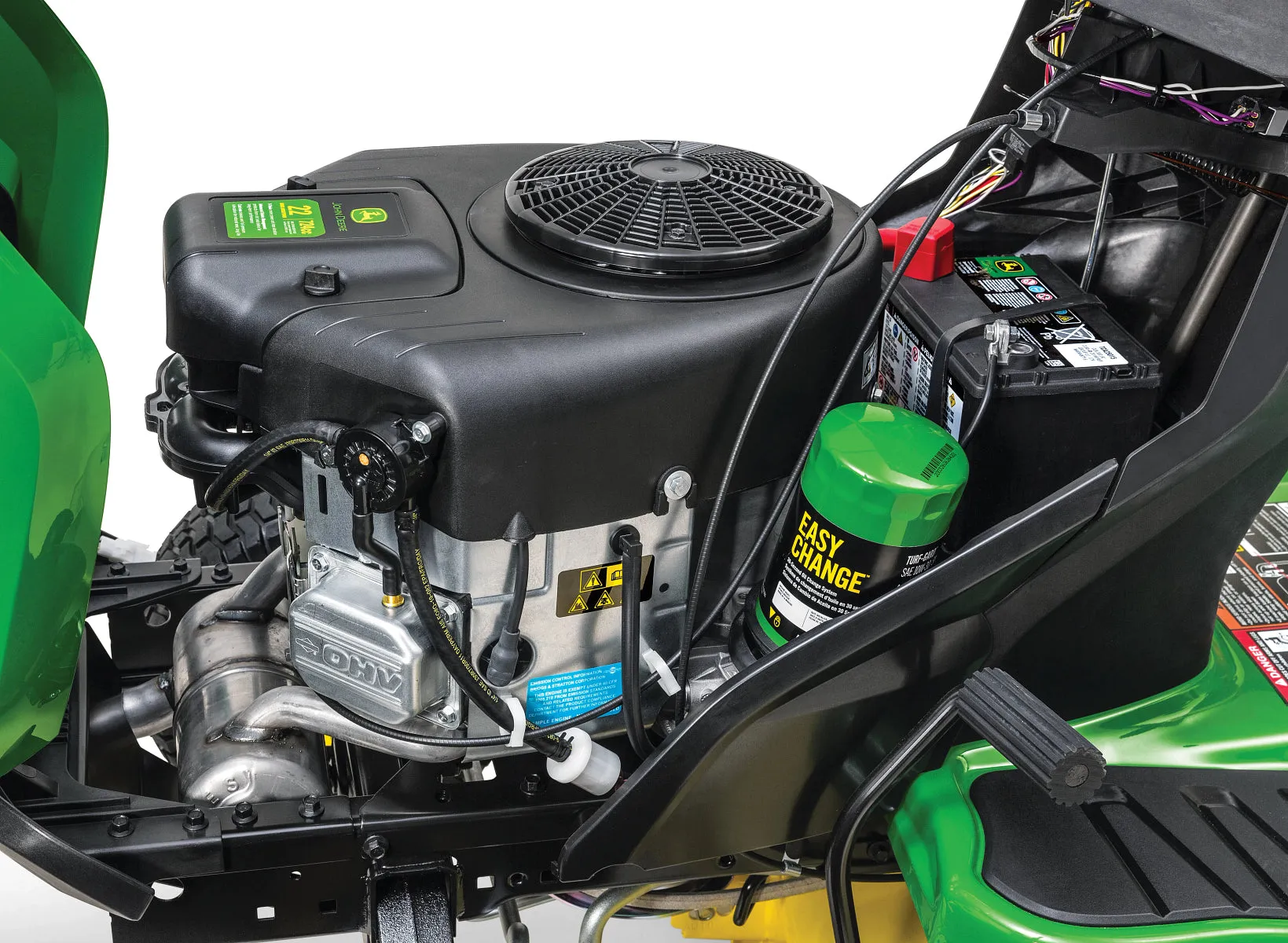 John Deere S120 22HP 42" Ride-on Mower