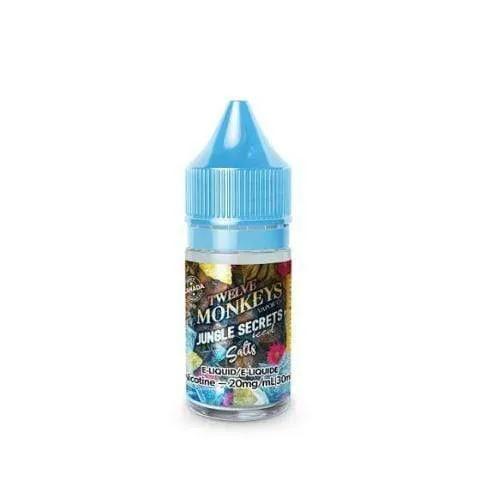 Jungle Secrets ICED Salt Nic - Twelve Monkeys Ice Age Salts - 30mL