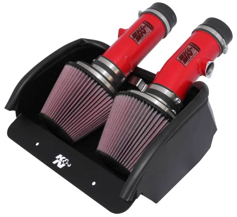 K&N 08 Dodge Viper 8.4L-V10 Red Typhoon Short Ram Intake 69-2527TTR