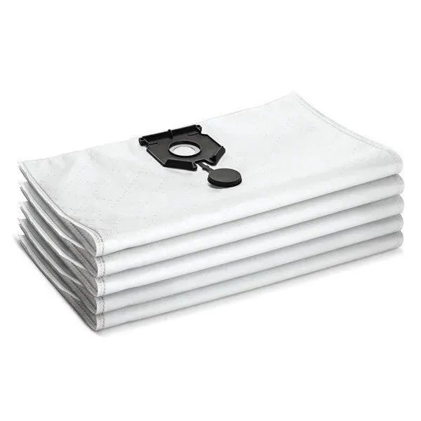 Karcher Fleece Filter Bags for NT 40/1, NT 50/1, Pack of 5