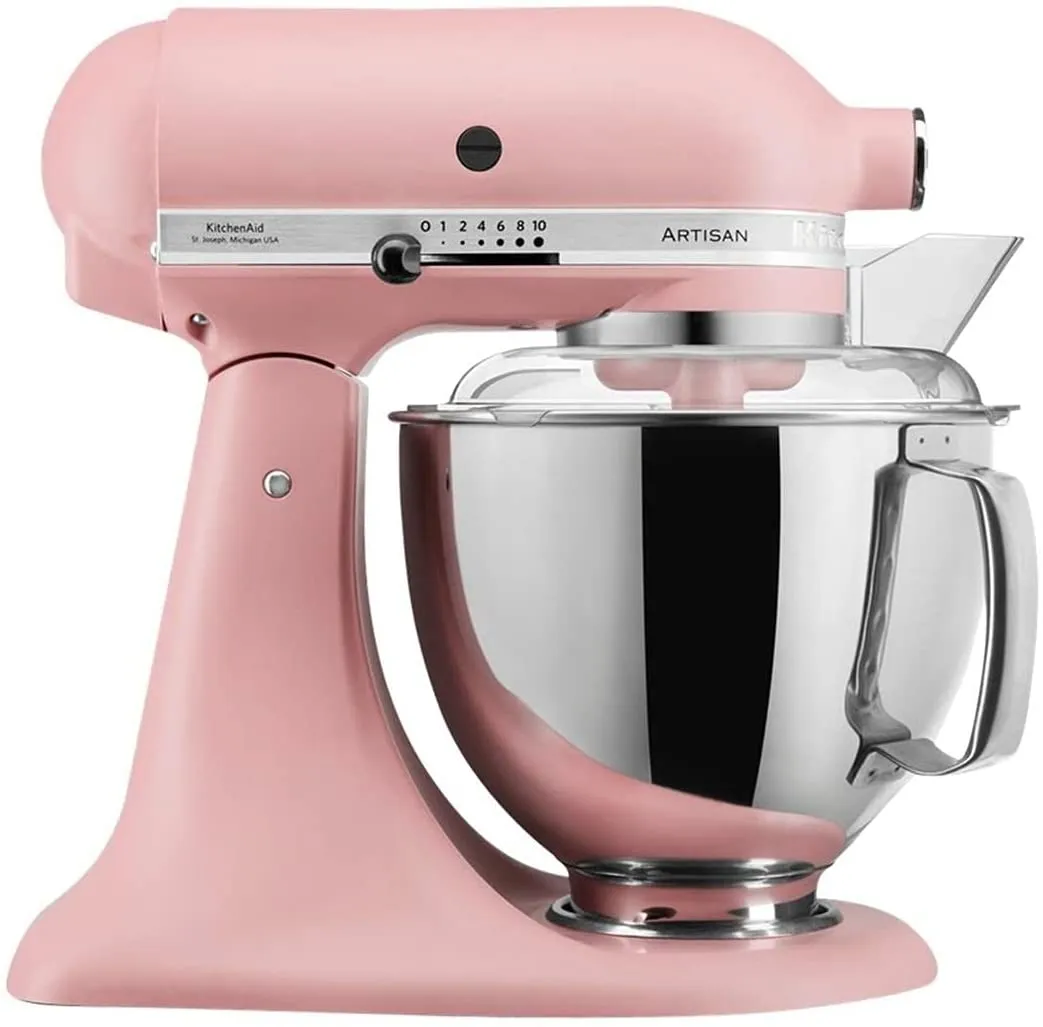 KitchenAid 5 Qt. Artisan Mixer 220V with 2 Bowls and Flex Beater 10 Speeds 300 Watts 5KSM175 All Colors