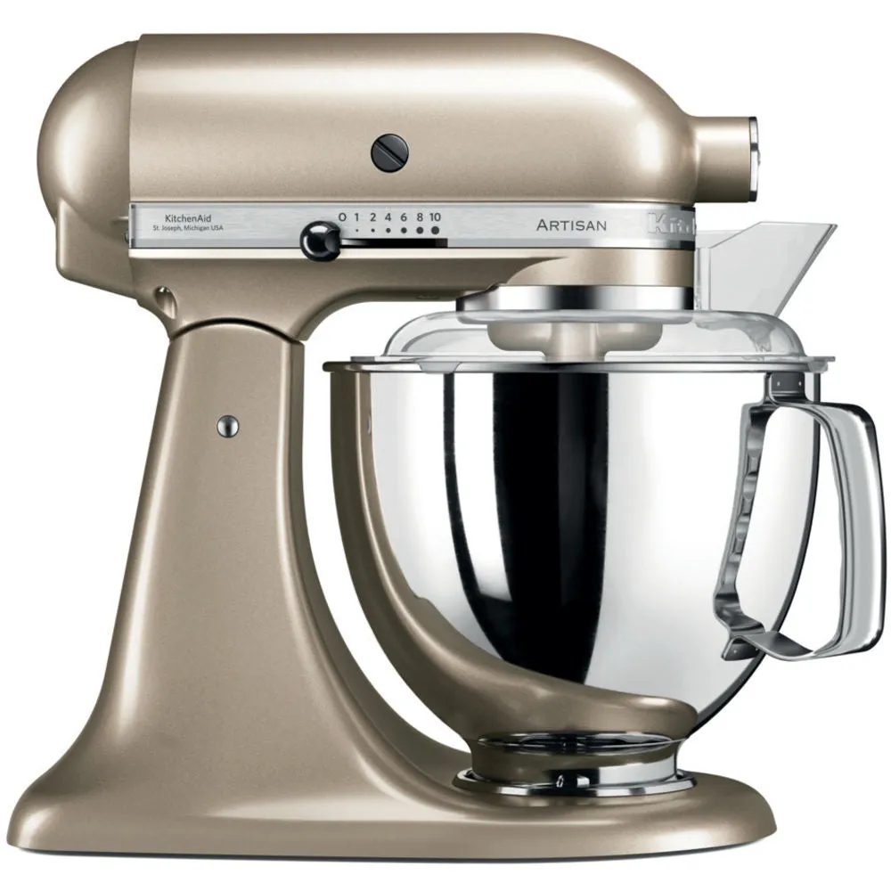 KitchenAid 5 Qt. Artisan Mixer 220V with 2 Bowls and Flex Beater 10 Speeds 300 Watts 5KSM175 All Colors