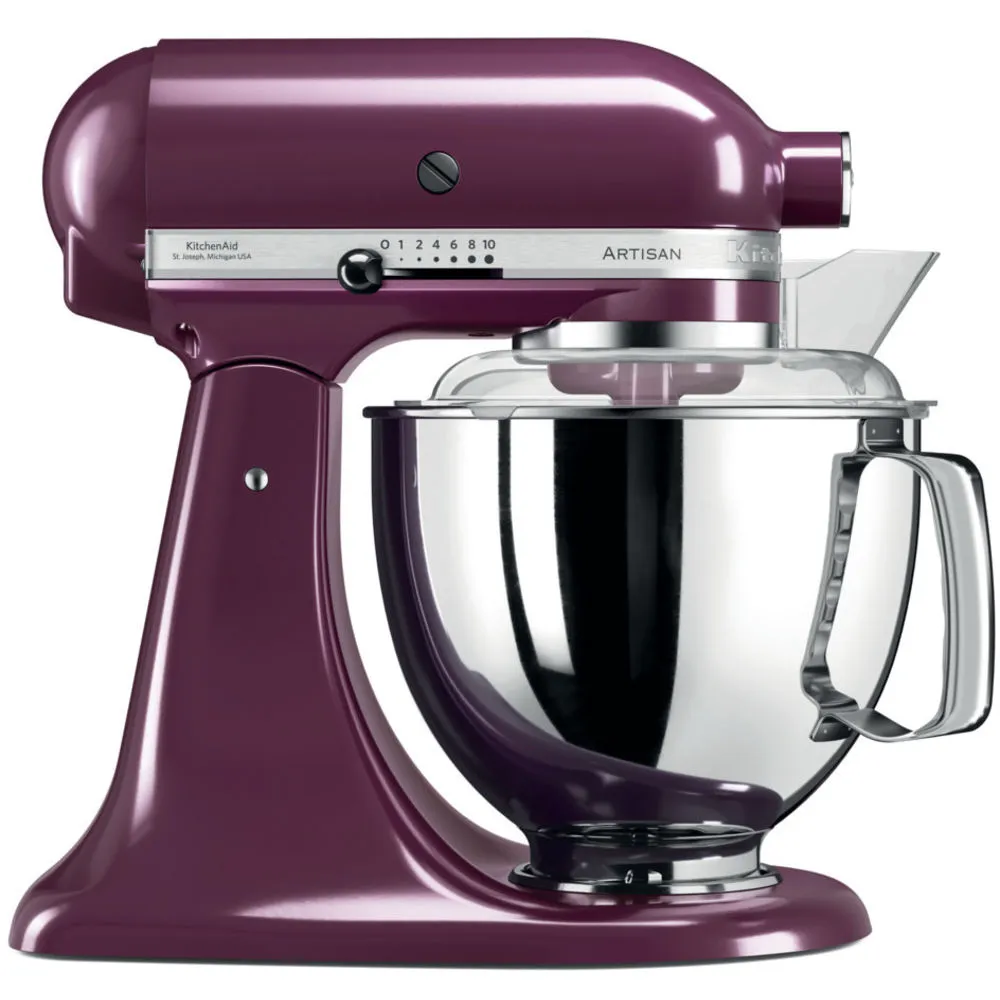 KitchenAid 5 Qt. Artisan Mixer 220V with 2 Bowls and Flex Beater 10 Speeds 300 Watts 5KSM175 All Colors