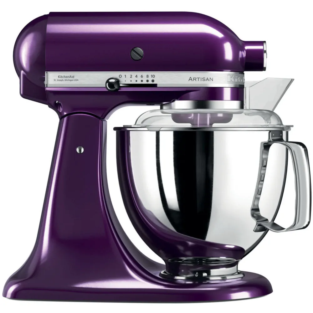 KitchenAid 5 Qt. Artisan Mixer 220V with 2 Bowls and Flex Beater 10 Speeds 300 Watts 5KSM175 All Colors