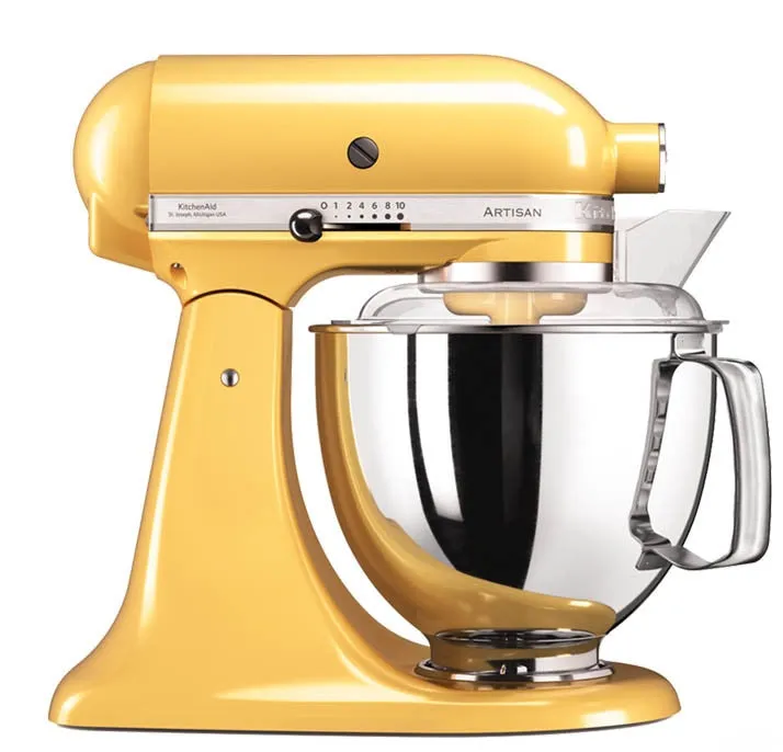 KitchenAid 5 Qt. Artisan Mixer 220V with 2 Bowls and Flex Beater 10 Speeds 300 Watts 5KSM175 All Colors