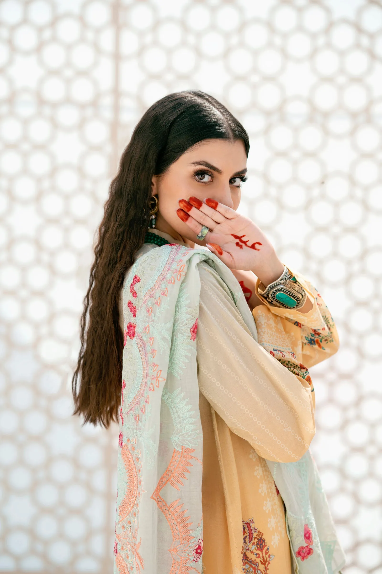 Lawn Digital Print Embroidery