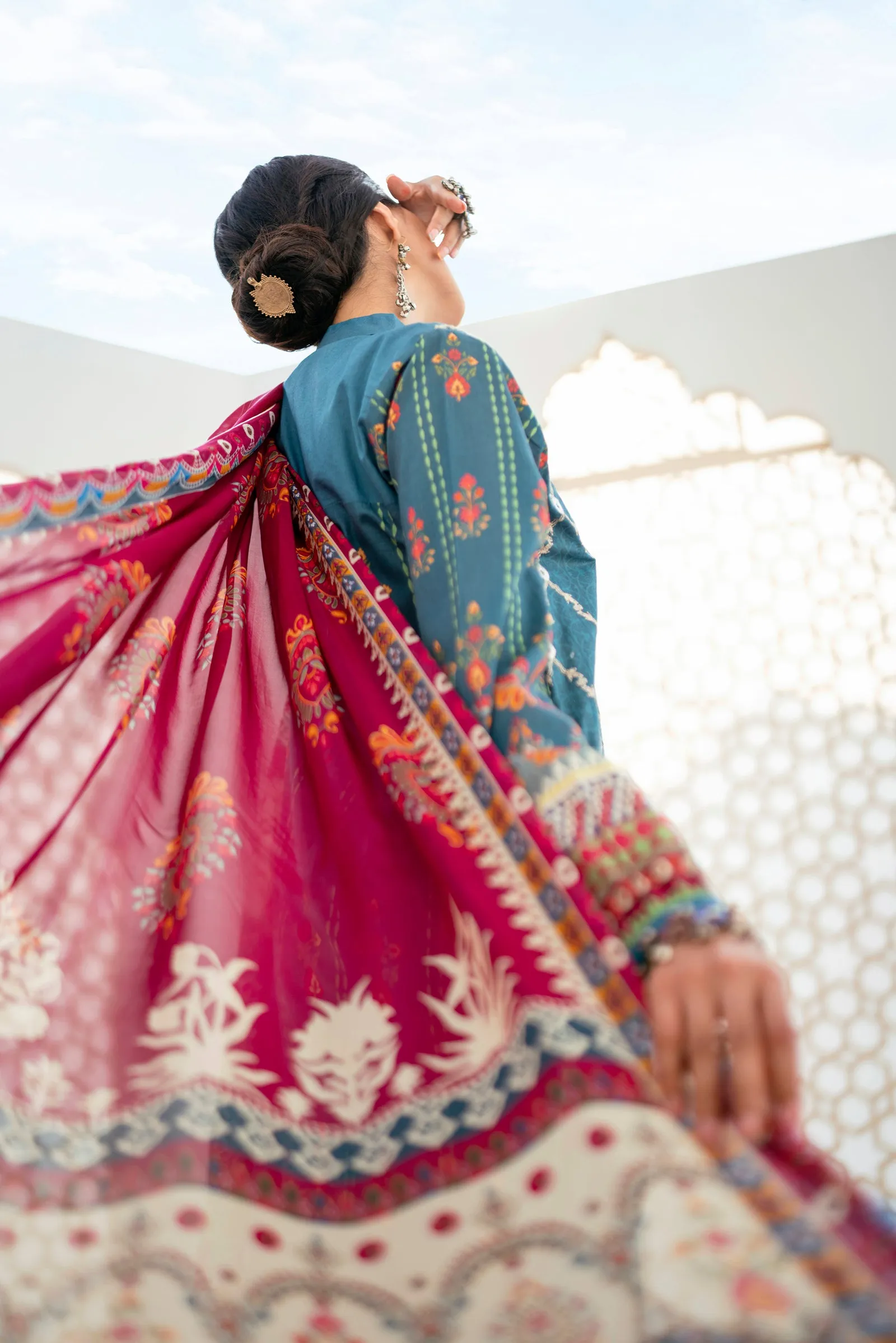 Lawn Digital Print Embroidery