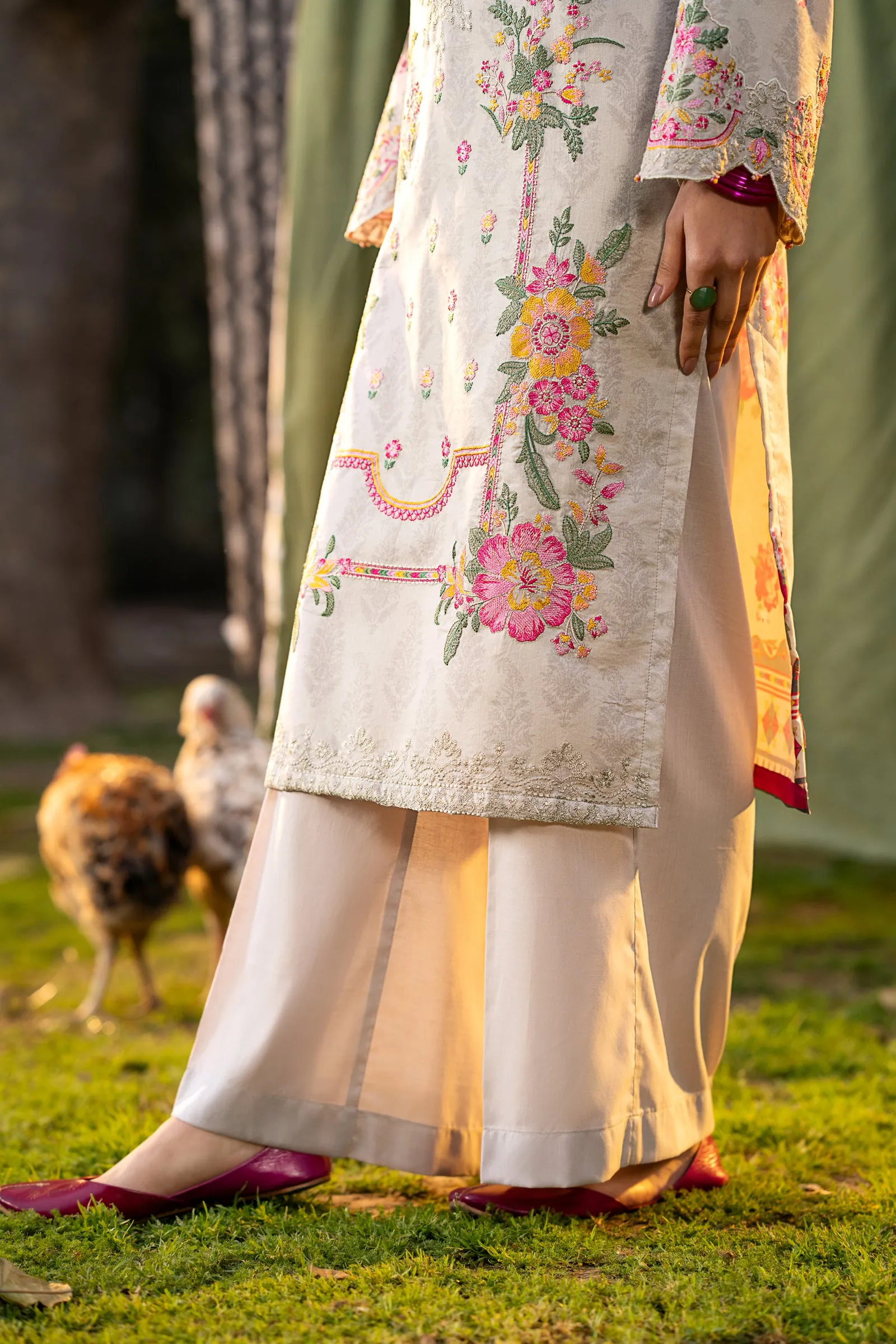 Lawn Digital Print Embroidery
