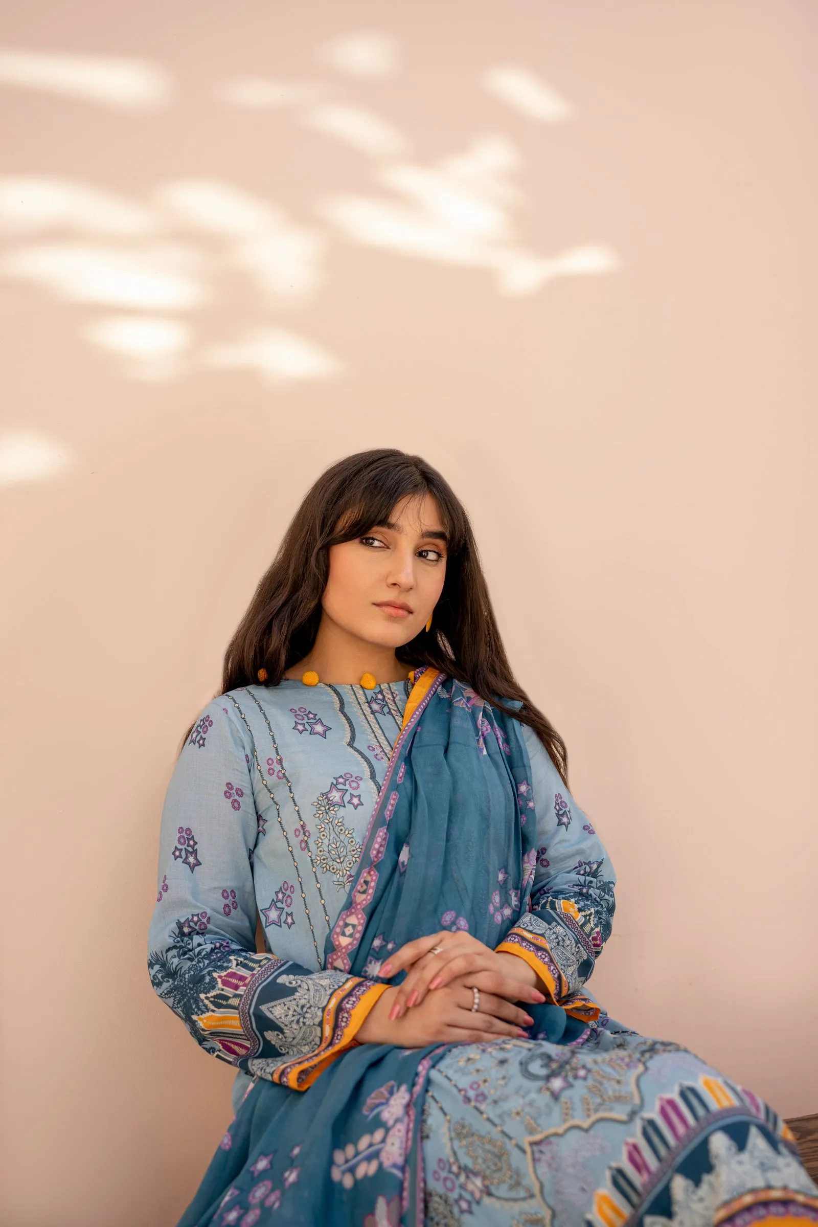 Lawn Digital Print Embroidery