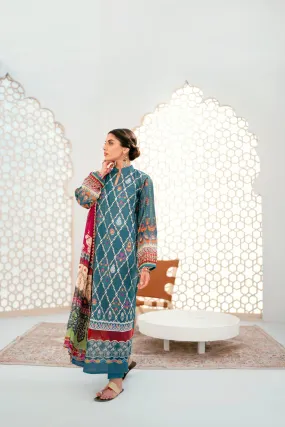 Lawn Digital Print Embroidery