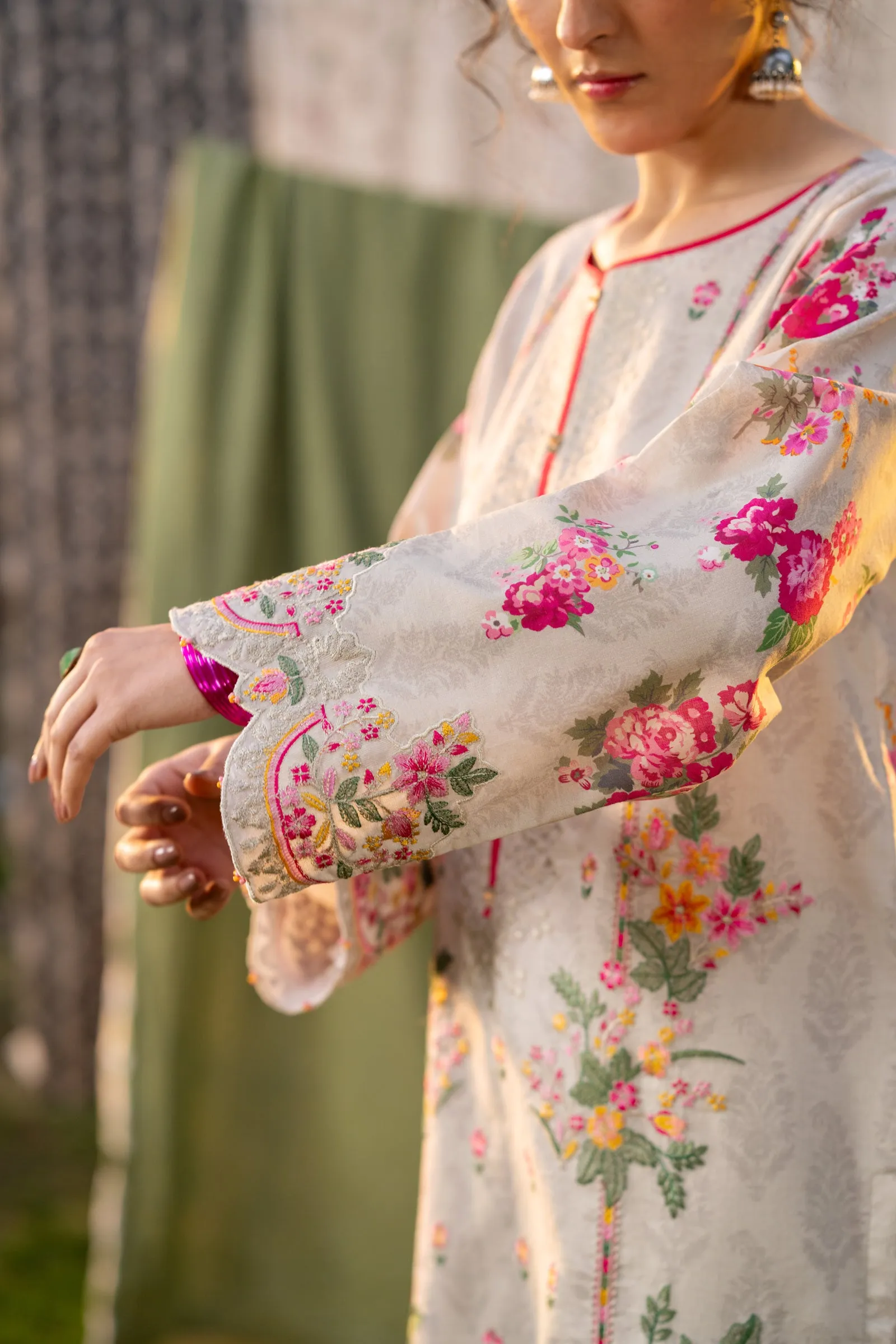 Lawn Digital Print Embroidery