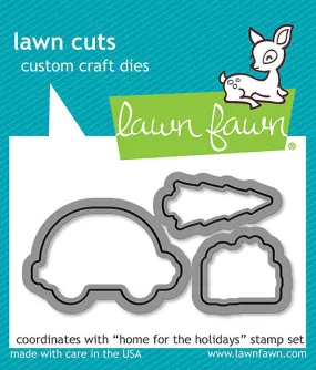 LAWN FAWN: Home For The Holidays Lawn Cuts Die
