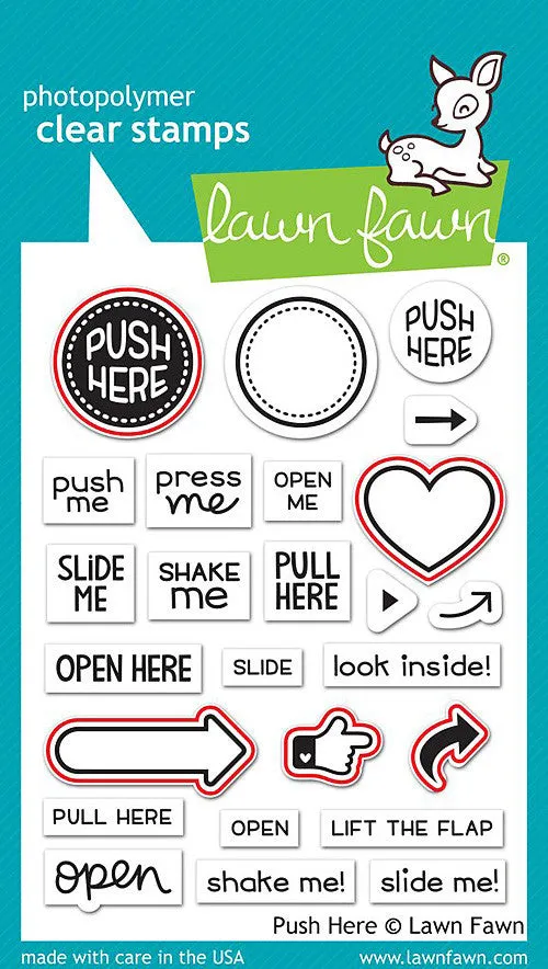 LAWN FAWN: Push Here Lawn Cuts Die