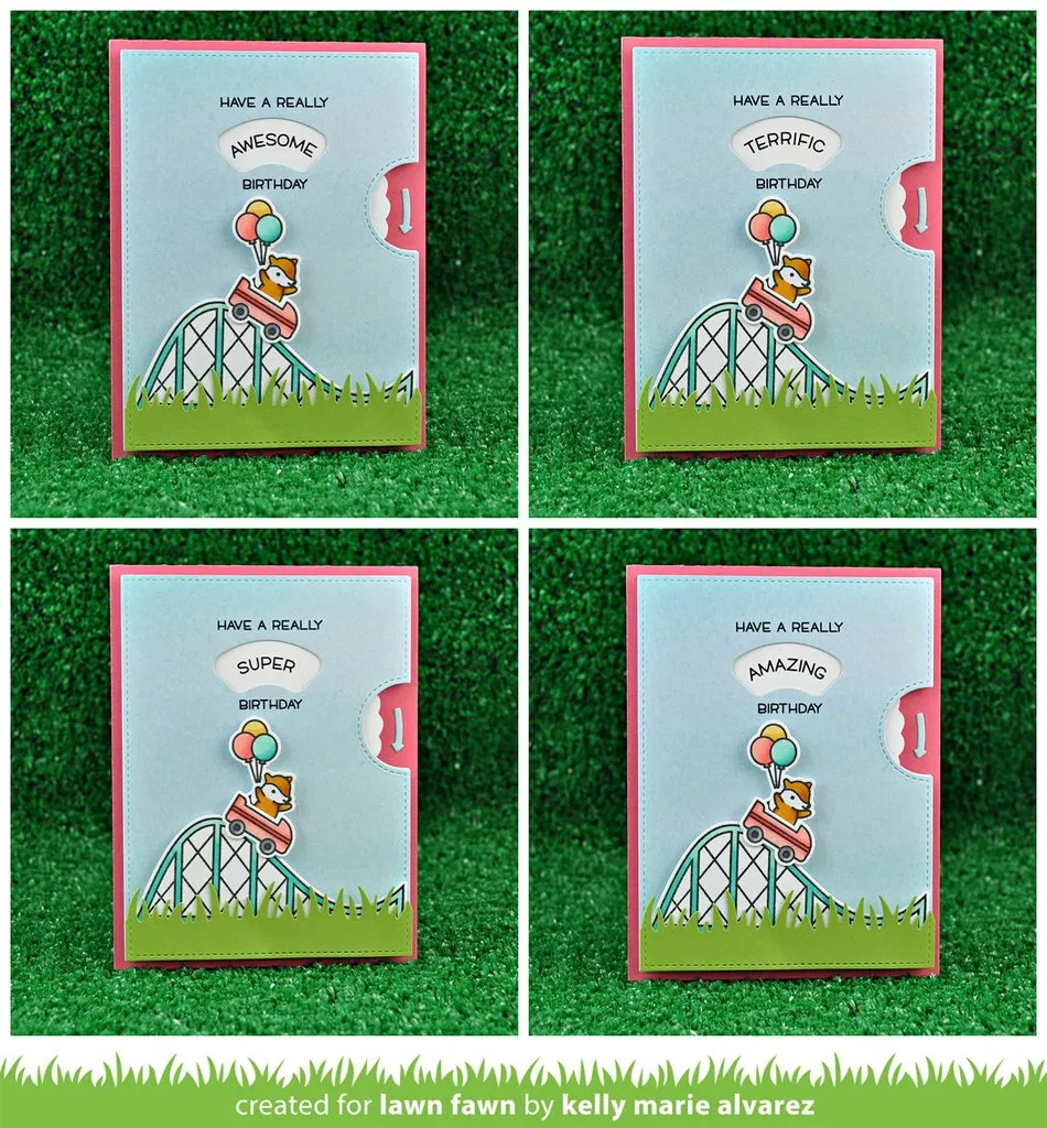 LAWN FAWN: Reveal Wheel Lawn Cuts Die
