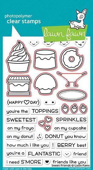 LAWN FAWN: Sweet Friends | Lawn Cuts Die