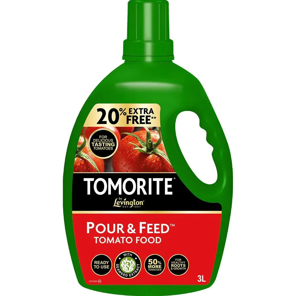 Levington 2.5 Litre Tomorite Pour & Feed Tomato Food  20% Free