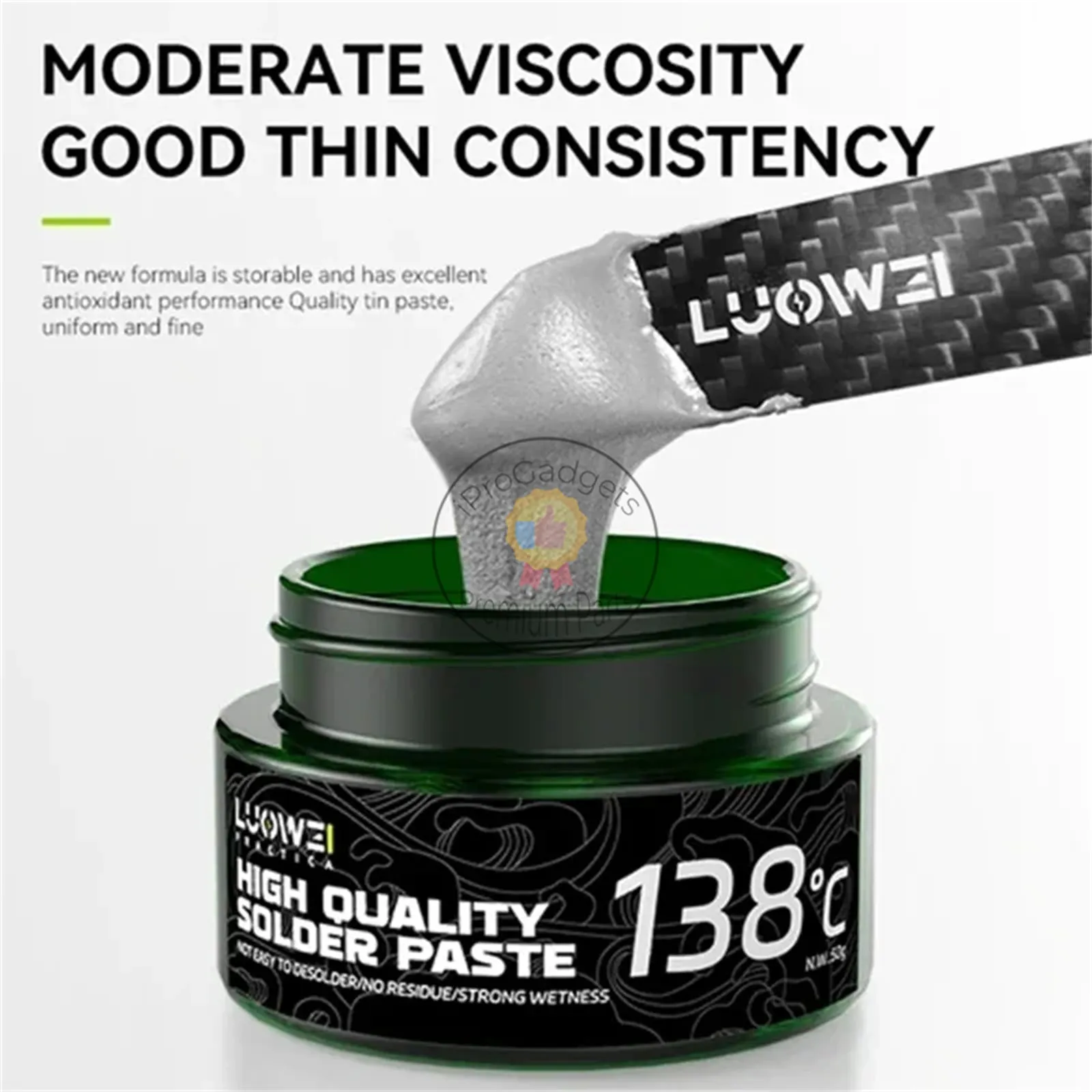 Luowei LW-SP1 138° 158° 183° 217° Soldering Paste for Mobile Phone Maintenance BGA CPU IC Chip PCB Repair Welding Oil Flux