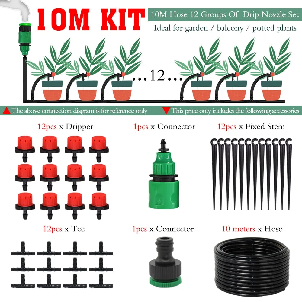 MiracleDrops®️ | DIY Garden Drip Irrigation System (Complete Kit)