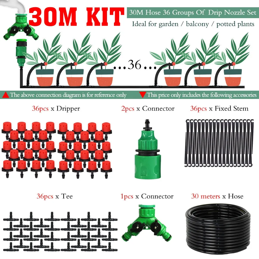 MiracleDrops®️ | DIY Garden Drip Irrigation System (Complete Kit)
