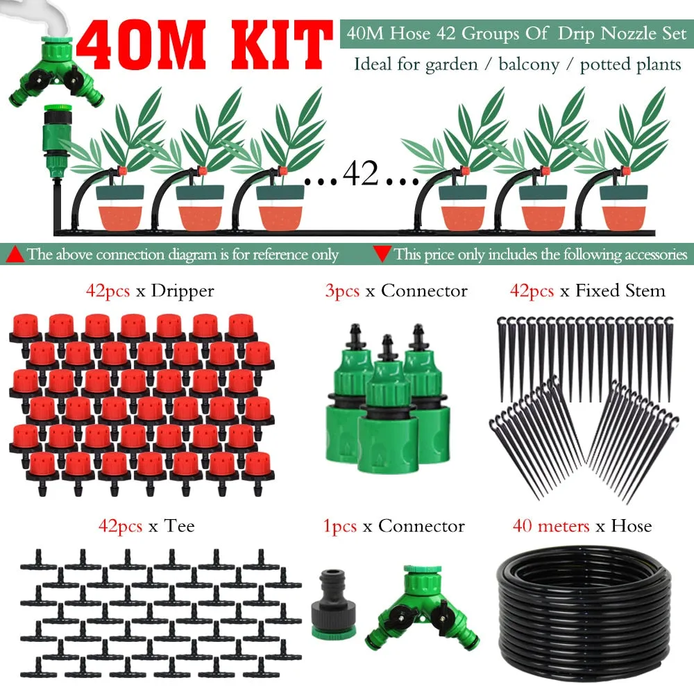 MiracleDrops®️ | DIY Garden Drip Irrigation System (Complete Kit)