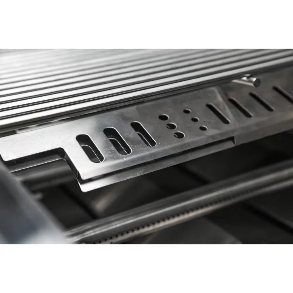 Mont Alpi MAi805-BSS45 Black, Propane 6-Burner Island with 45-Degree Corner