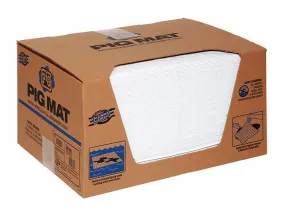 New Pig 20 in Absorbent Pad, Fluids Absorbed: Oil-Based Liquids, Medium, 17 gal, 100 PK - 26300