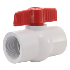 PVC Budget Ball Valves (15-50mm) - BSP Threaded