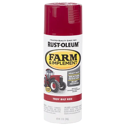 Rust-Oleum Farm & Implement Paint 12 oz Troy Bilt Red