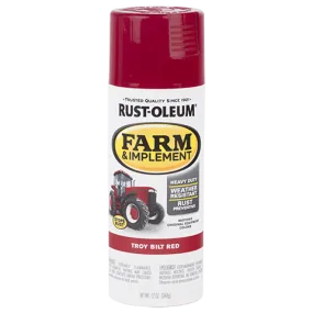 Rust-Oleum Farm & Implement Paint 12 oz Troy Bilt Red