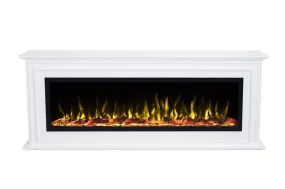 Sideline Elite 60 Inch Smart Electric Fireplace with Encase Surround Mantel