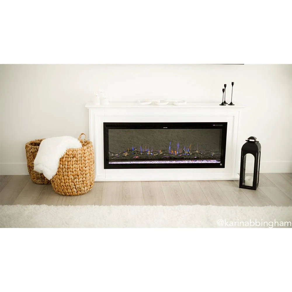 Sideline Elite 60 Inch Smart Electric Fireplace with Encase Surround Mantel