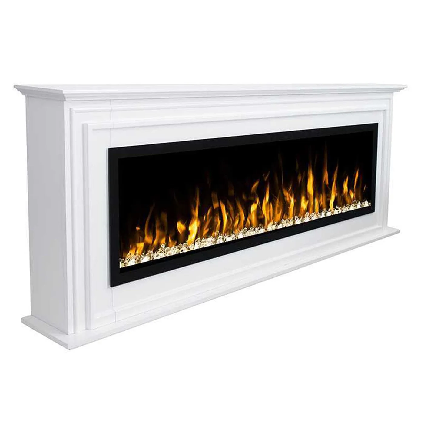 Sideline Elite 60 Inch Smart Electric Fireplace with Encase Surround Mantel