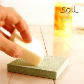 「soil」角型ソープディッシュ（グリーン）