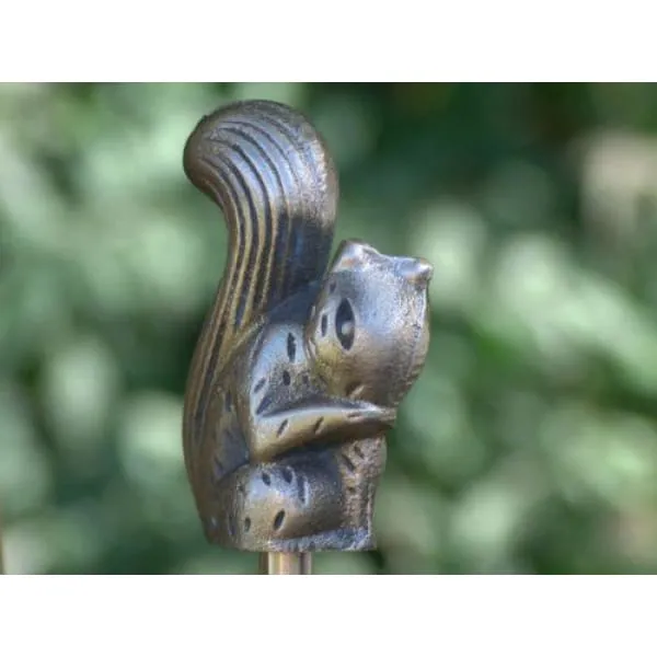 Squirrel Ornamental Brass Garden Tap