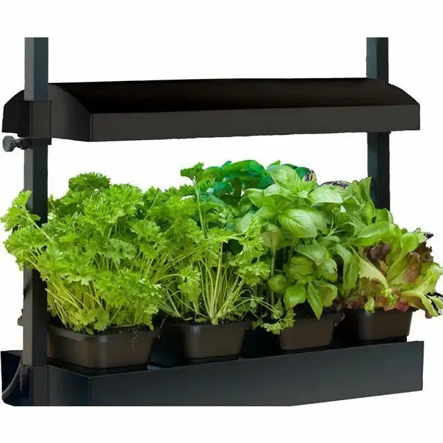 SunBlaster T5HO Micro Grow Light Garden, Black