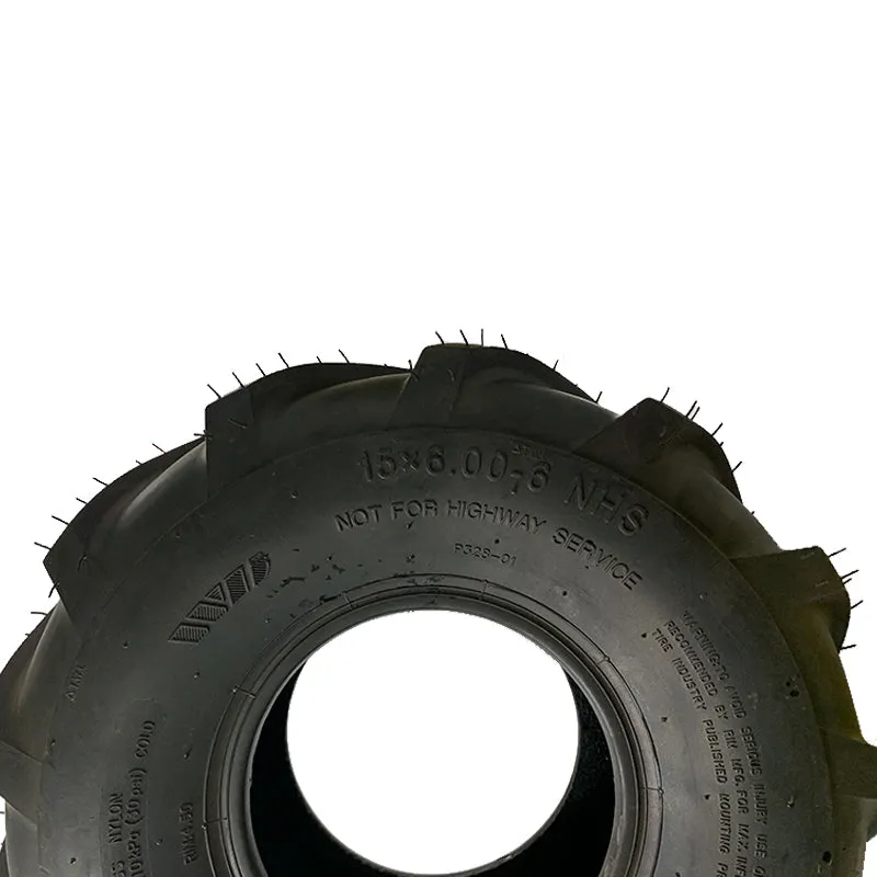 Tire 15x6.00-6 Super Lug 4 Ply Tubeless R-1 Bar Lug 15x6-6 15x6x6