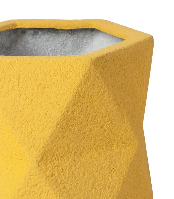 Triangle Yellow 10 Planter