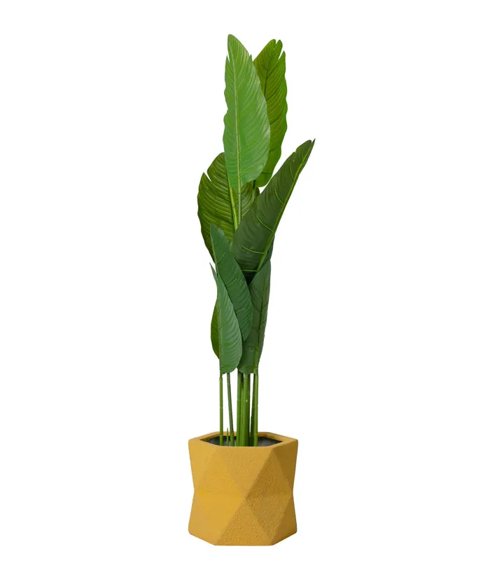 Triangle Yellow 10 Planter