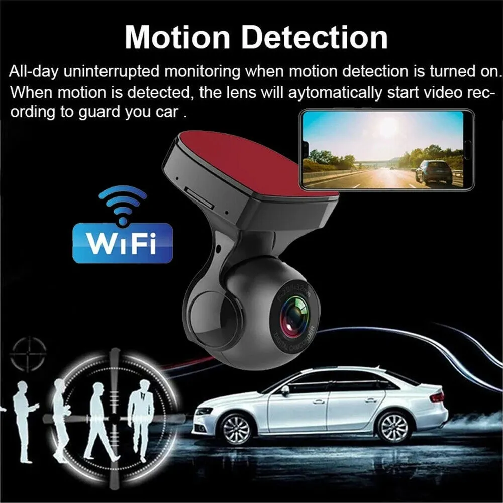 US 170 Degree Wifi Car  Driving  Recorder Hd 1080p Wide-angle