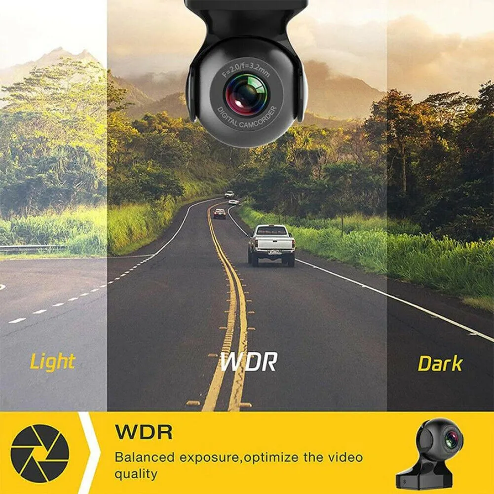 US 170 Degree Wifi Car  Driving  Recorder Hd 1080p Wide-angle