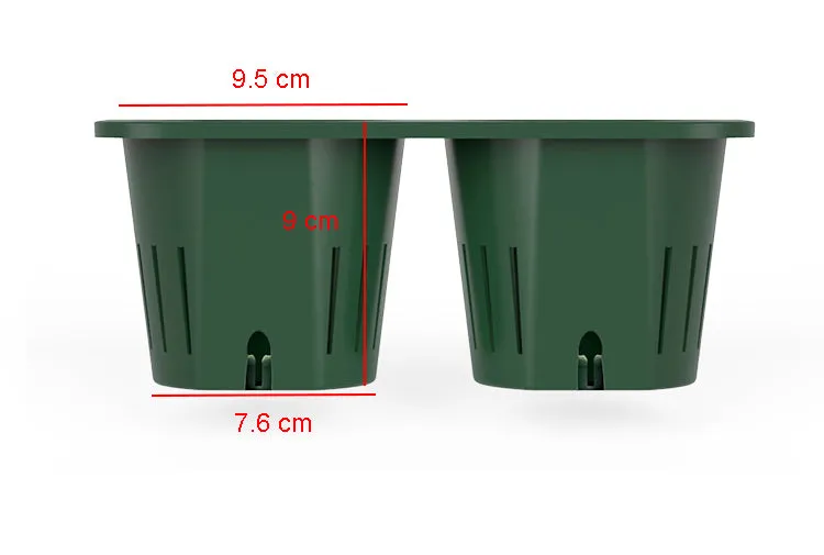 Vertical Planter with 10 Hanging Flower Pots