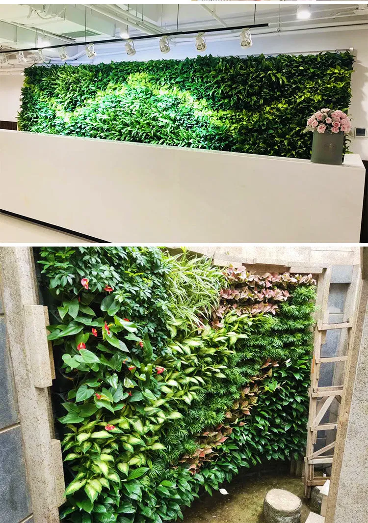 Vertical Planter with 10 Hanging Flower Pots