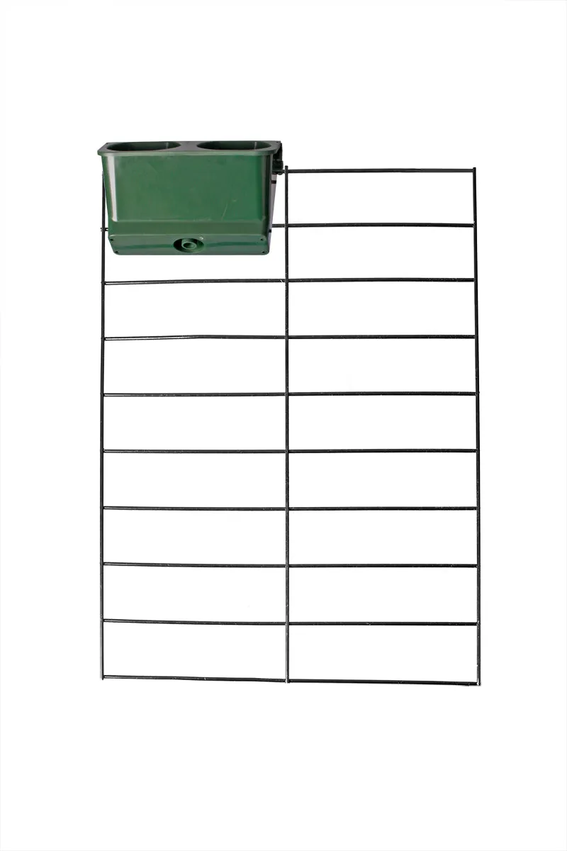 Vertical Planter with 10 Hanging Flower Pots